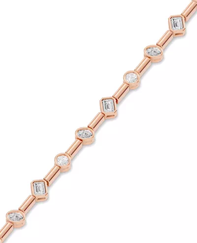 Mixed-Shape Bezel Bar Lab Diamond Bracelet (2.80 ct. tw.)