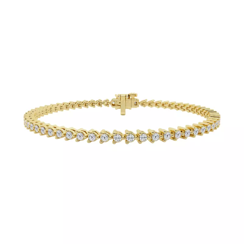 Three-Prong Diamond Tennis Bracelet (2 ct tw)