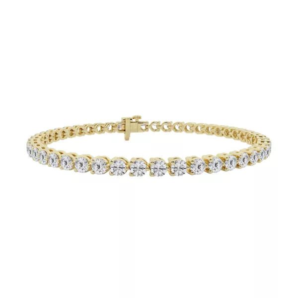 Three-Prong Diamond Tennis Bracelet (4 ct tw)