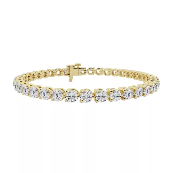 Three-Prong Diamond Tennis Bracelet (7 ct tw)