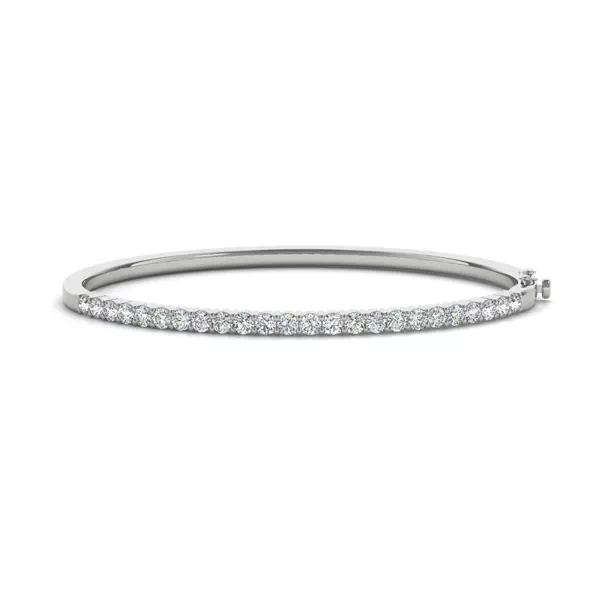 Hinged Diamond Bangle