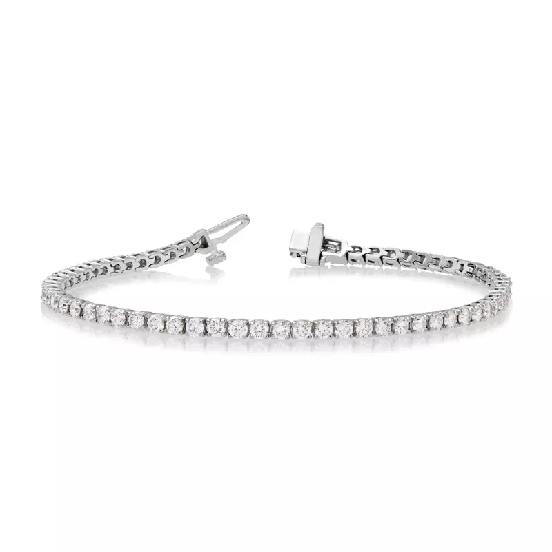 shop 14k white gold tennis bracelets