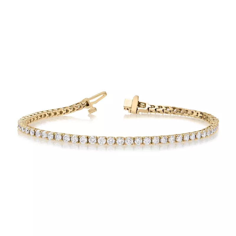 shop 14k yellow gold tennis bracelets