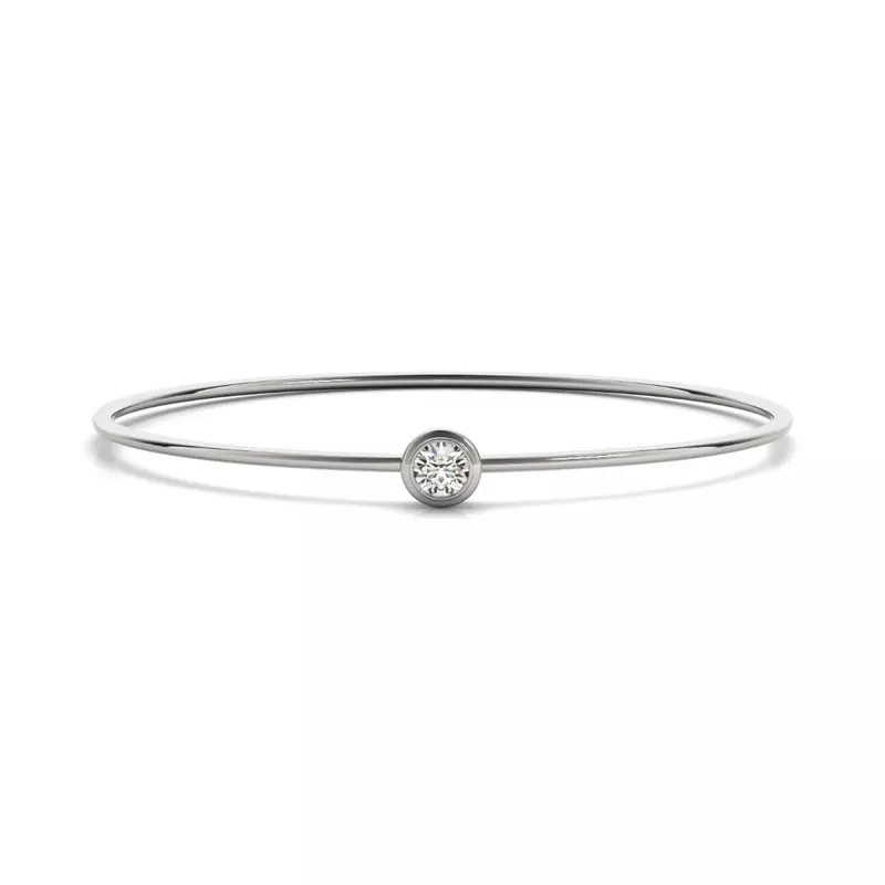 bezel diamond bracelets