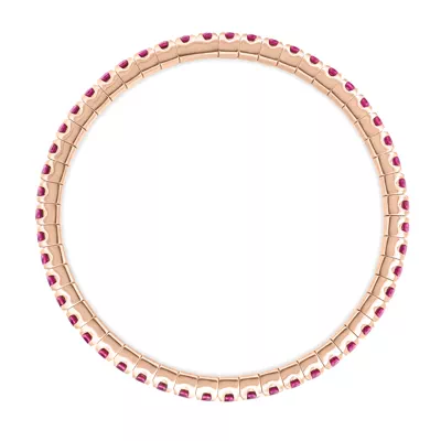 Seamless Stretch Lab Ruby Bracelet
