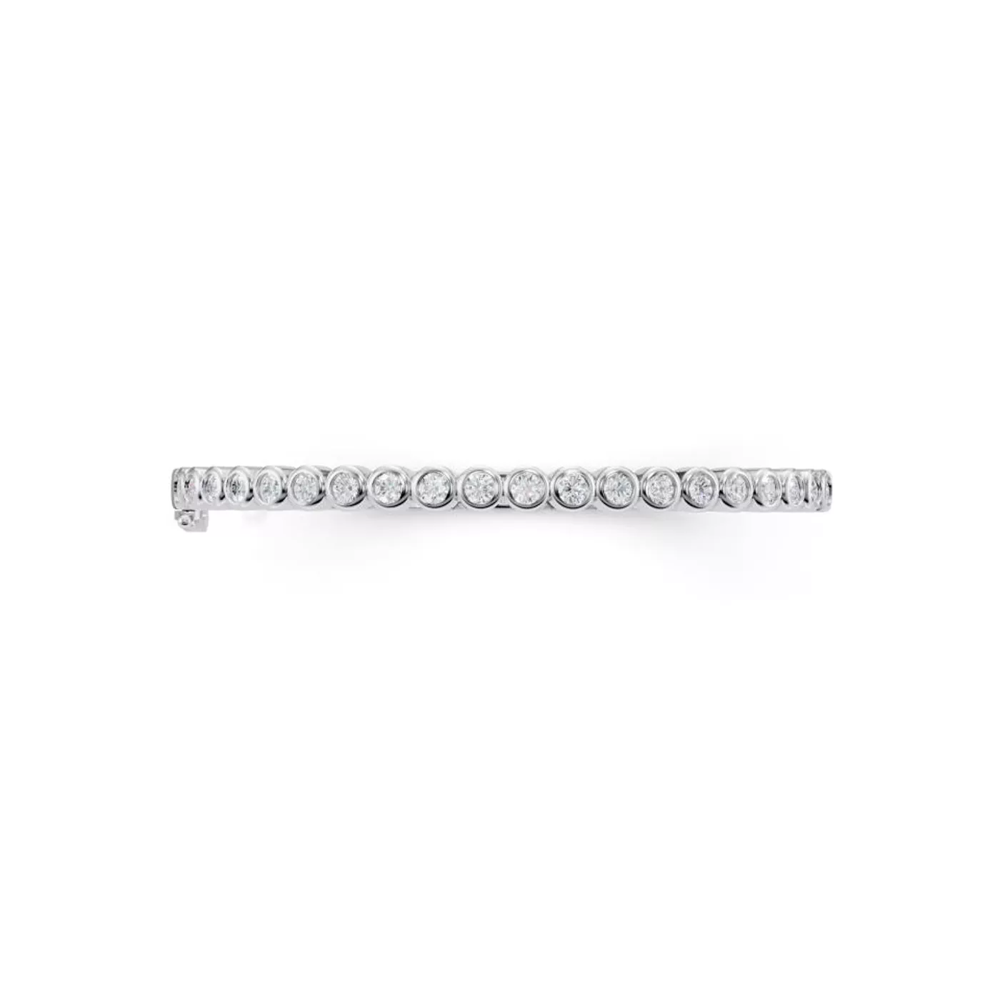 The Circle That Stays Silver Engagement Ring