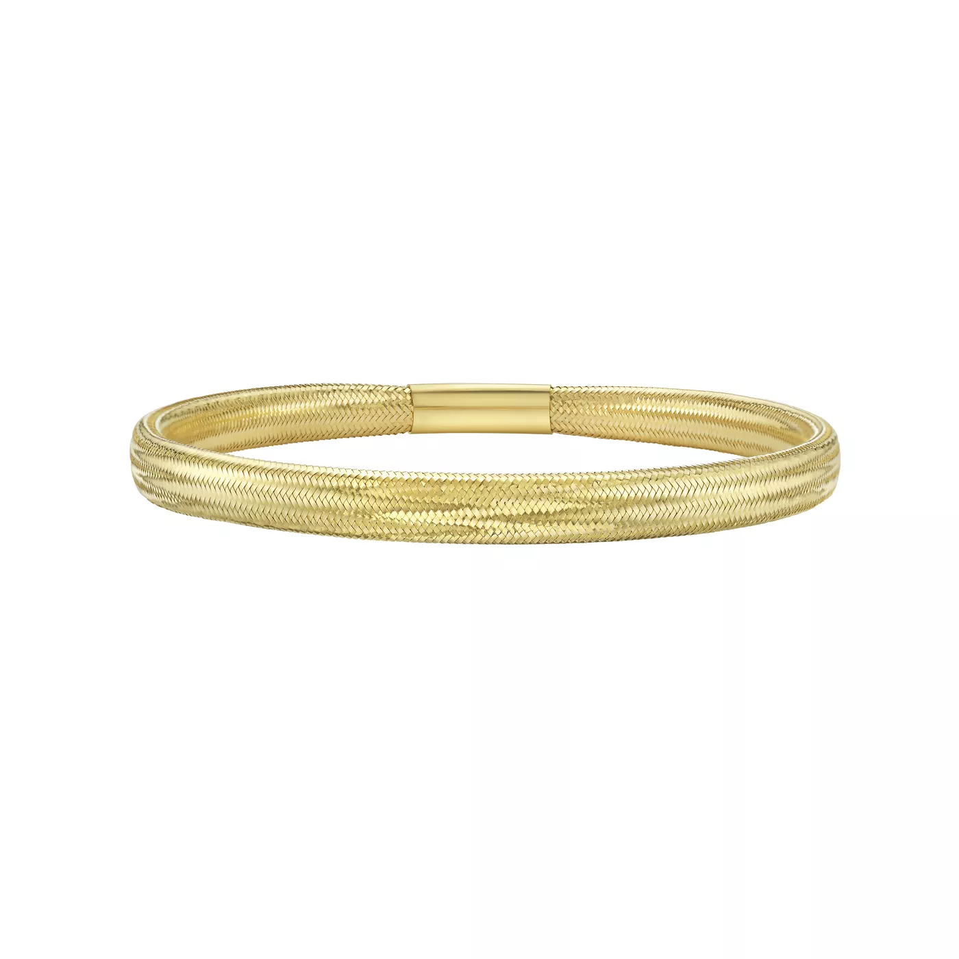 Mesh Stretch Gold Bracelet (5.4mm)