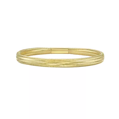 Mesh Stretch Gold Bracelet (5.4mm)