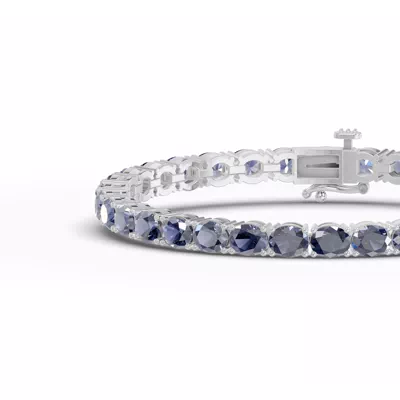 Oval Tanzanite Tennis Bracelet
