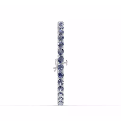 Oval Tanzanite Tennis Bracelet