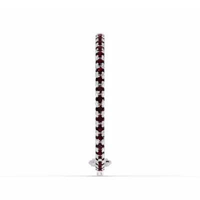 Garnet Tennis Bracelet