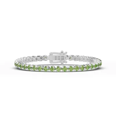 Peridot Tennis Bracelet