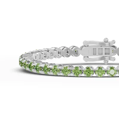 Peridot Tennis Bracelet
