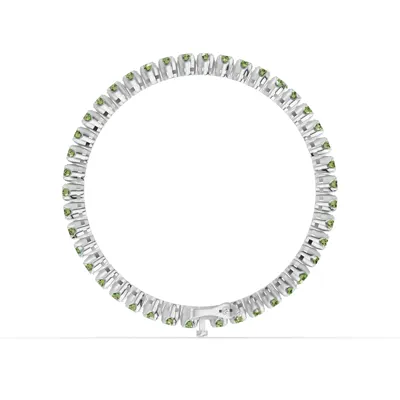 Peridot Tennis Bracelet
