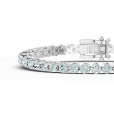 Sky Blue Topaz Tennis Bracelet