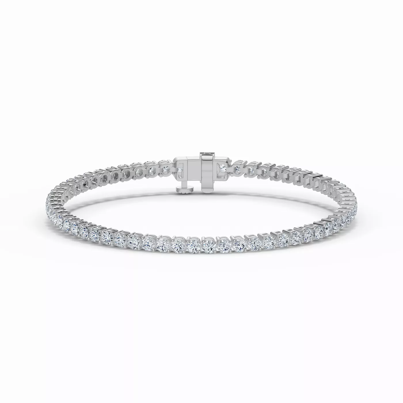 Diamonds, Uninterrupted Platinum Engagement Ring