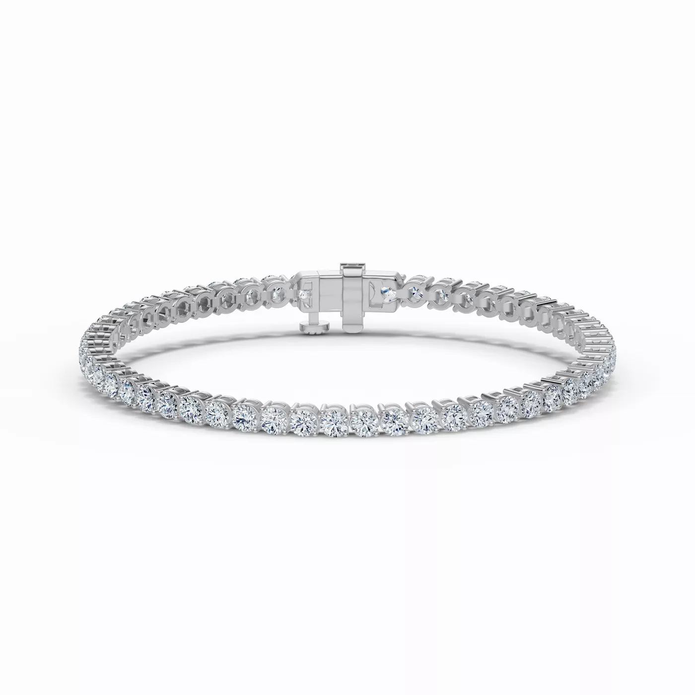 Diamonds, Uninterrupted Platinum Engagement Ring