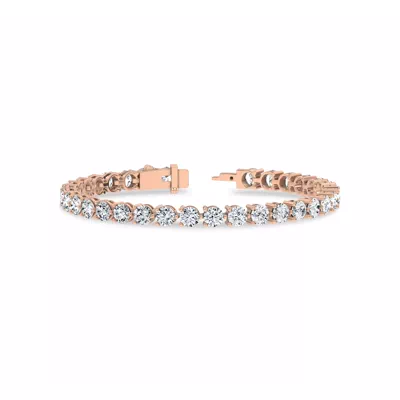 Three-Prong Diamond Tennis Bracelet (10 ct. tw.) - 7.5 In.