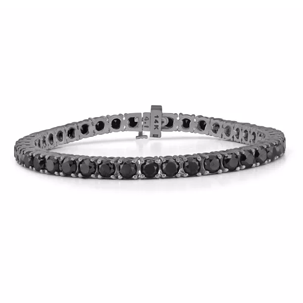Black Diamond Bracelet With Black Rhodium Plating (14 ct. tw.)