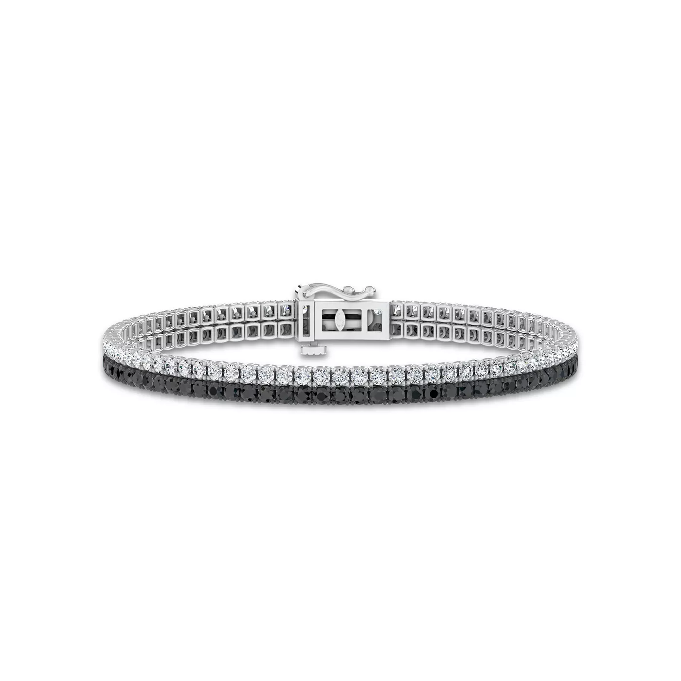 Diamonds, Uninterrupted 14K White Gold Engagement Ring