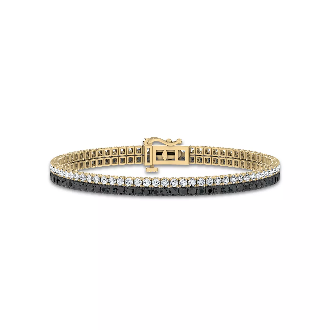 Diamonds, Uninterrupted 14K Yellow Gold Engagement Ring