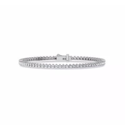 Three-Prong Diamond Tennis Bracelet (3 ct. tw.)