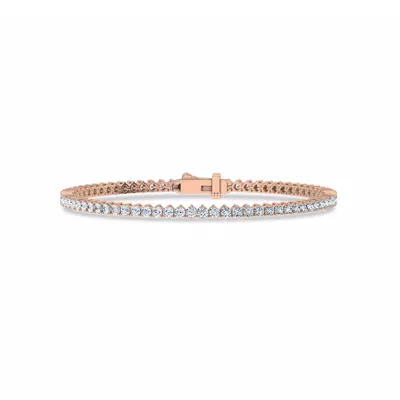 Three-Prong Diamond Tennis Bracelet (3 ct. tw.) - 7.5 In.