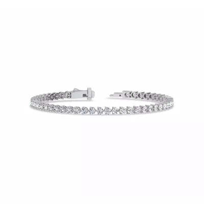 Three-Prong Diamond Tennis Bracelet (4 ct. tw.)
