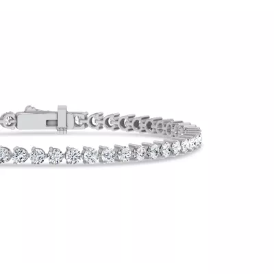 Three-Prong Diamond Tennis Bracelet (4 ct. tw.)
