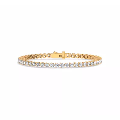 Three-Prong Diamond Tennis Bracelet (4 ct. tw.)