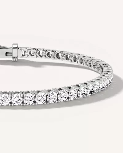Lab Diamond Silver Tennis Bracelet (5 ct. tw.)