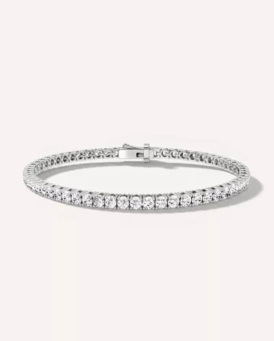 Lab Diamond Silver Tennis Bracelet (5 ct. tw.)