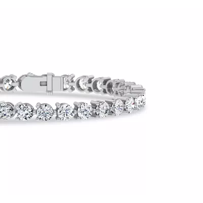 Three-Prong Diamond Tennis Bracelet (12 ct. tw.)