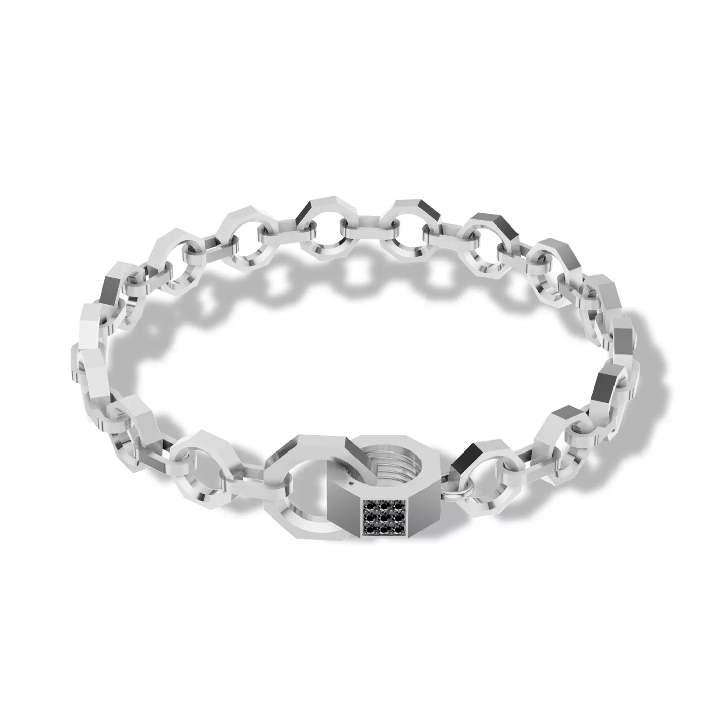 Hex Nut Link Bracelet by Off-White