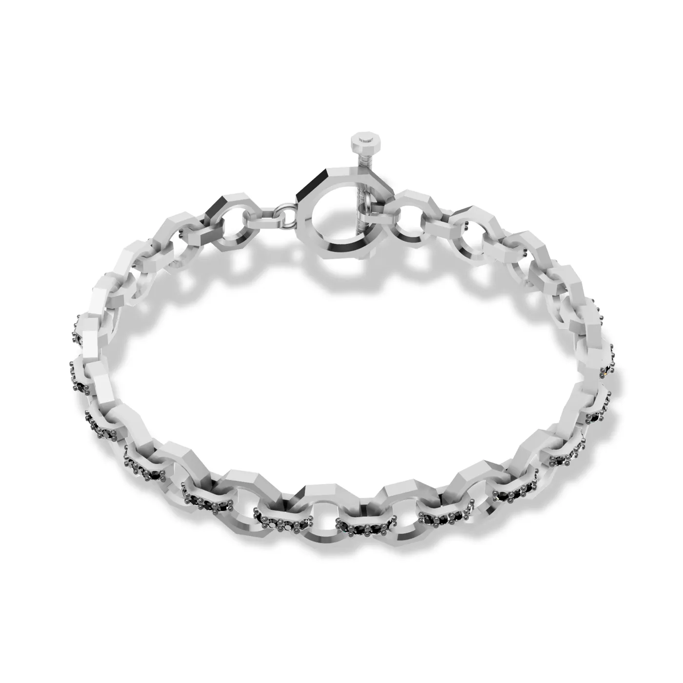 Hex Nut & Bolt Toggle Link Bracelet by Off-White