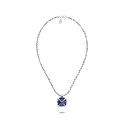 Double Arrow Lapis Necklace by Off-White