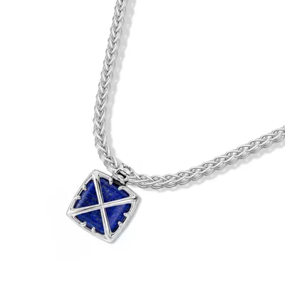 Double Arrow Lapis Necklace by Off-White