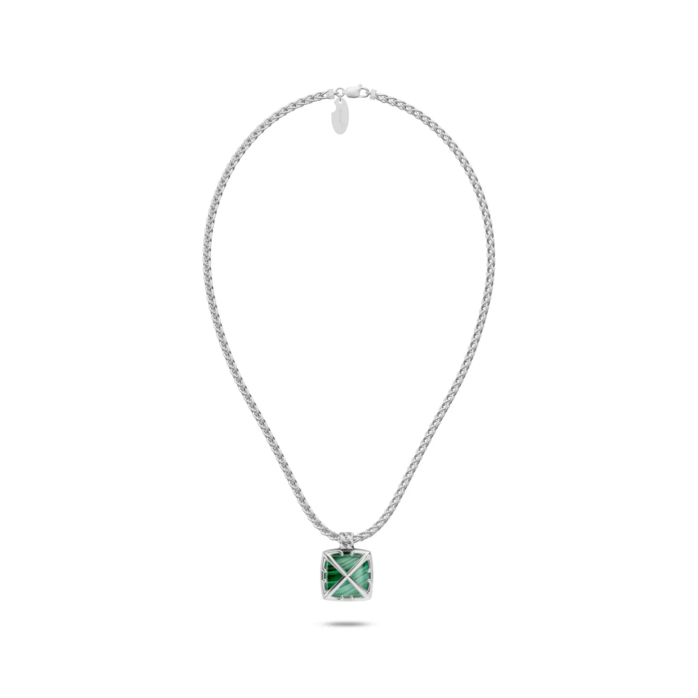 Double Arrow Malachite Necklace by Off-White