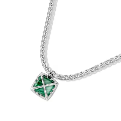 Double Arrow Malachite Necklace by Off-White