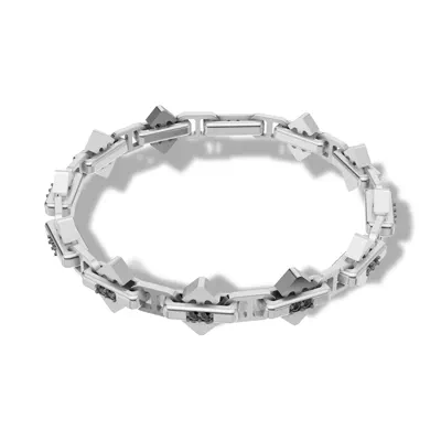 Arrow Link Black Diamond Bracelet by Off-White