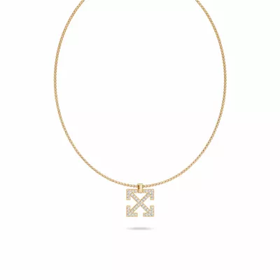 Double Arrow Lab Diamond Necklace by Off-White
