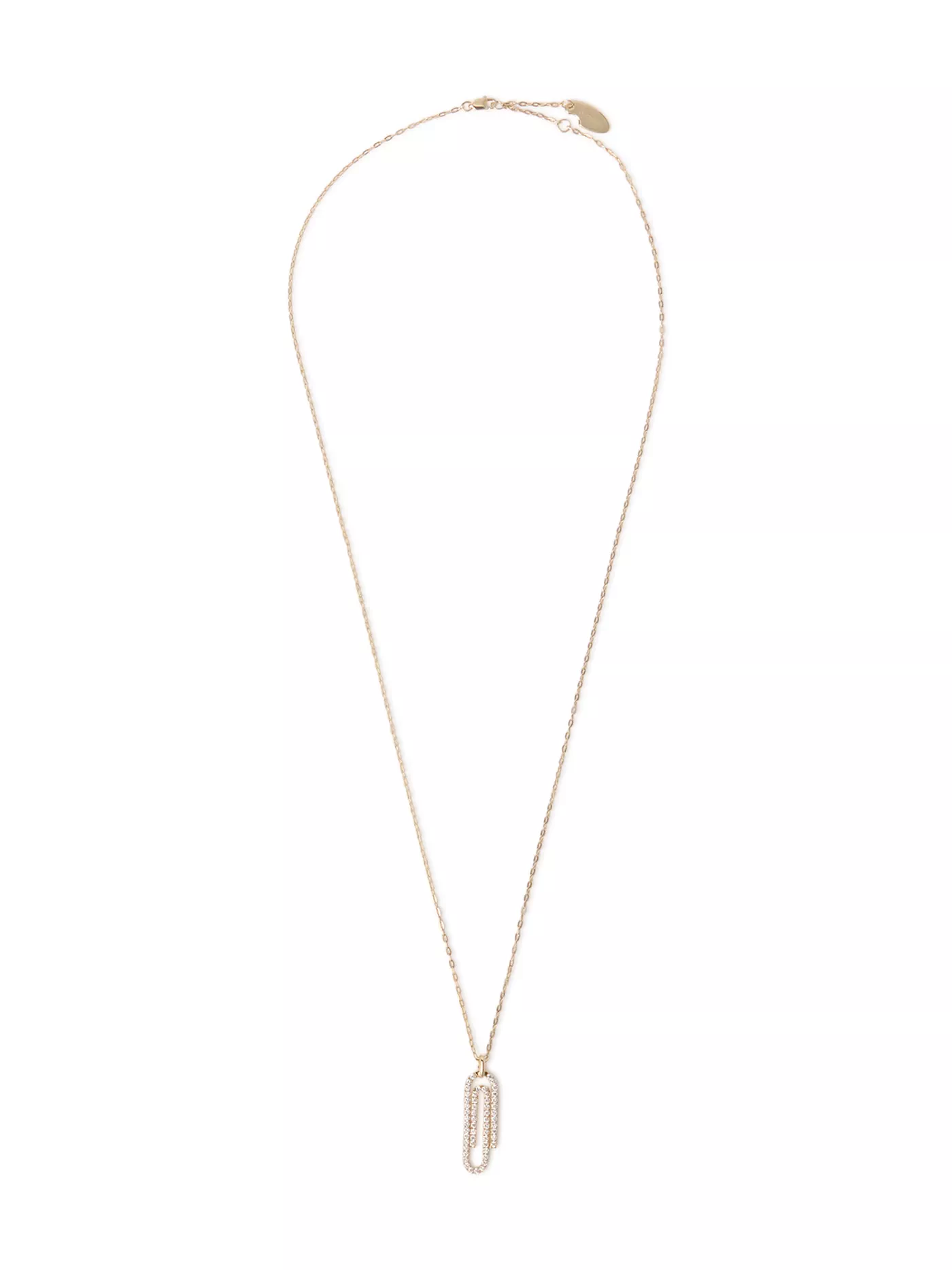 Paperclip Lab Diamond Necklace by Off-White