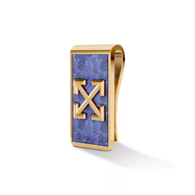 Double Arrow Lapis Money Clip by Off-White