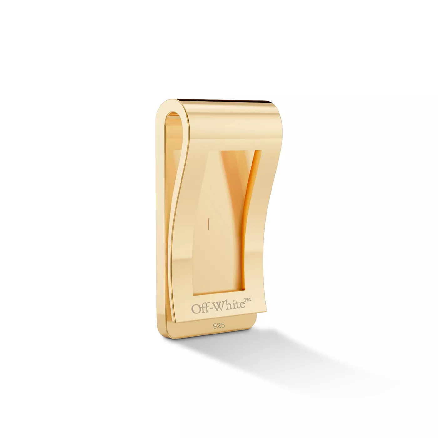 Double Arrow Black Onyx Money Clip by Off-White