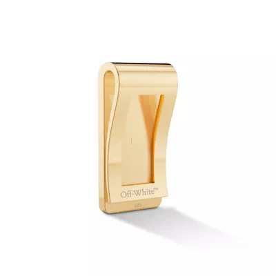Double Arrow Tiger Eye Money Clip by Off-White