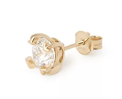 Diamond Arrow Lab Diamond Single Stud Earring by Off-White