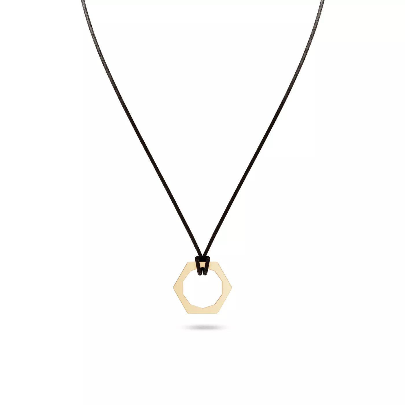 Hex Nut Leather Cord Necklace by Off-White