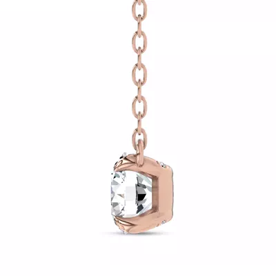 C-Prong Pavé Lab Diamond Pendant (½ ct. tw.) by Christian Siriano