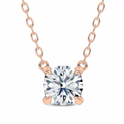 C-Prong Pavé Lab Diamond Pendant (1 ct. tw.) by Christian Siriano