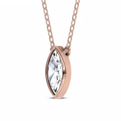 Maravina Bezel Lab Pendant by Christian Siriano
